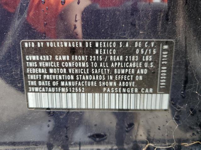 2015 VOLKSWAGEN GOLF SPORT - 3VWCA7AU1FM512552