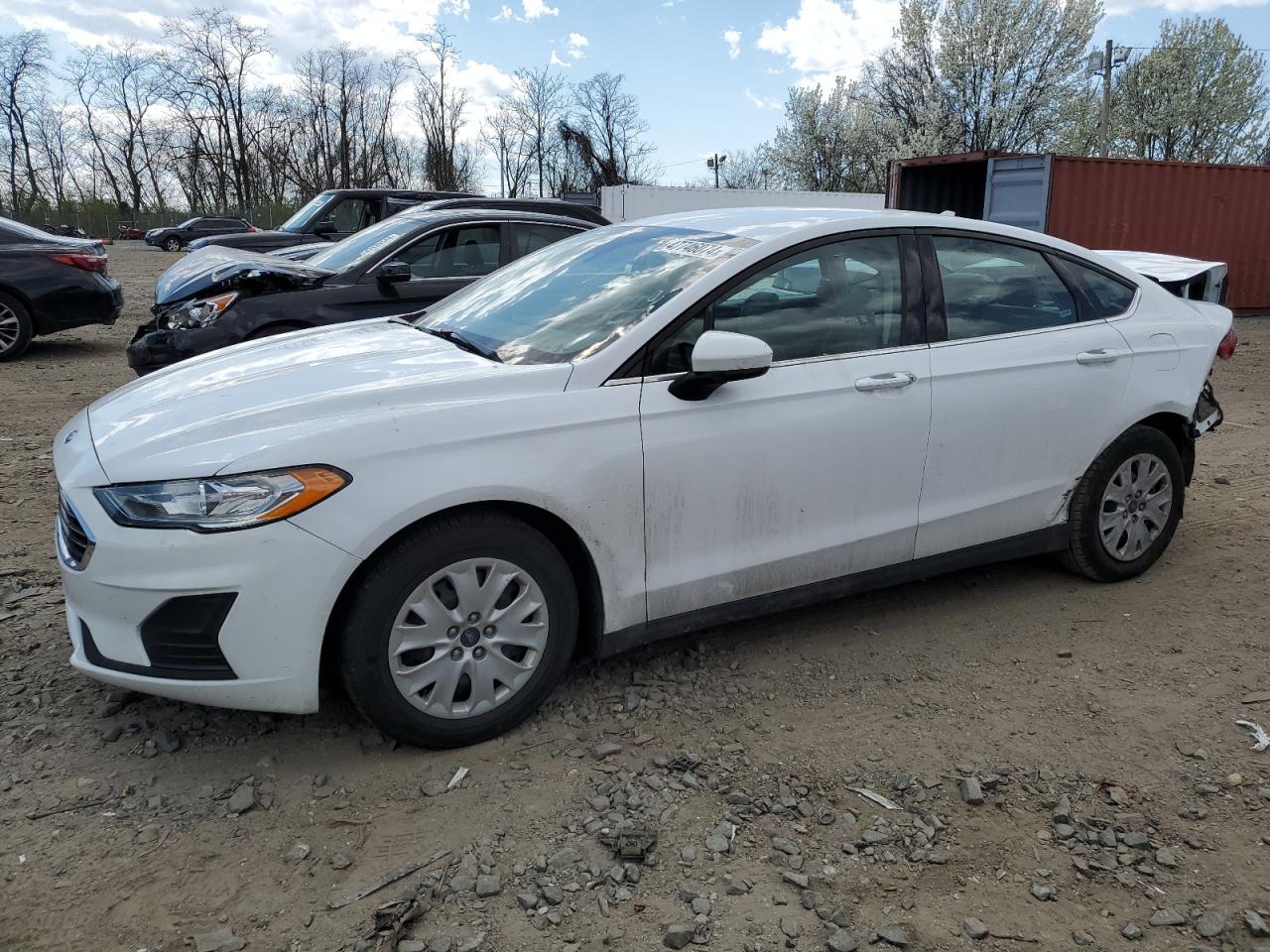 2020 Ford Fusion S vin: 3FA6P0G77LR163585