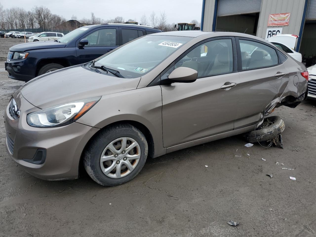 KMHCT4AE8EU671840 2014 Hyundai Accent Gls