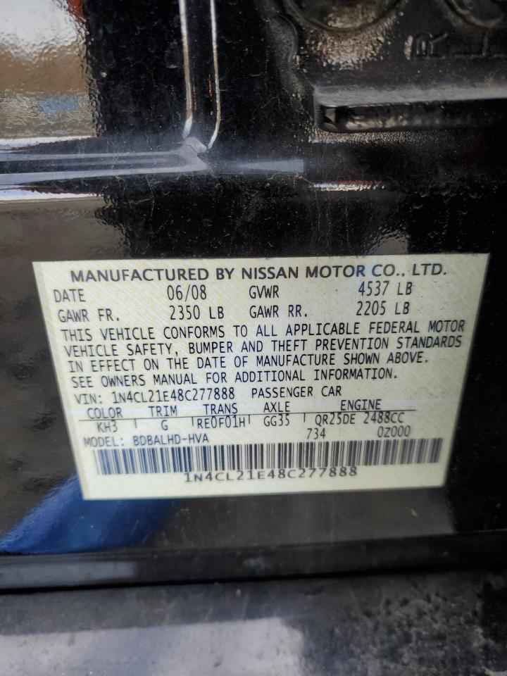 1N4CL21E48C277888 2008 Nissan Altima Hybrid