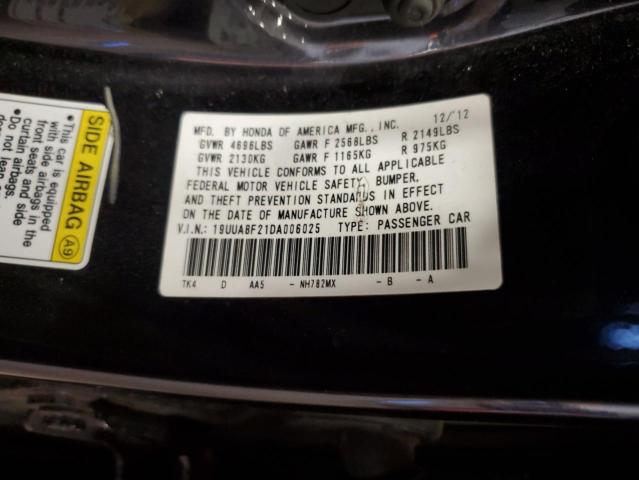 2013 Acura Tl VIN: 19UUA8F21DA006025 Lot: 44981164