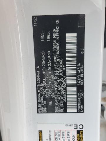 2023 LEXUS NX 350 JTJKGCEZ1P5004503