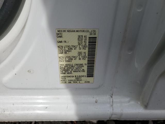 2016 NISSAN NV 1500 S - 1N6BF0KM2GN816001