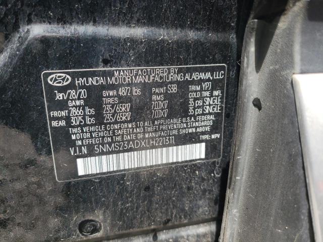 2020 HYUNDAI SANTA FE S - 5NMS23ADXLH221311