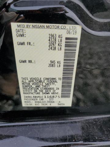 2020 NISSAN ALTIMA S - 1N4BL4BV4LC116875