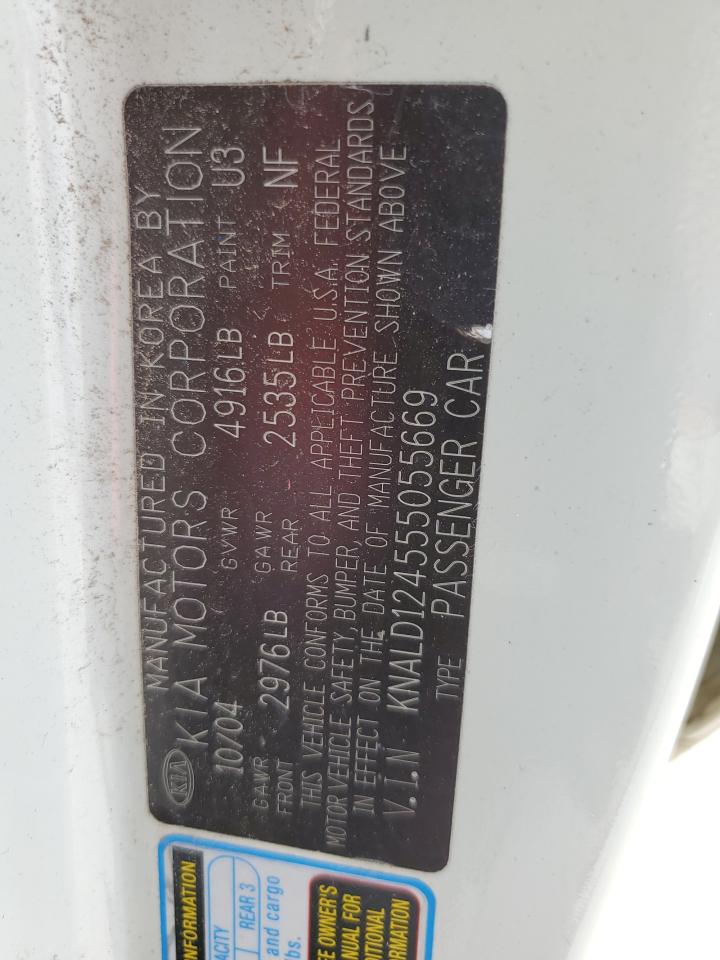 KNALD124555055669 2005 Kia Amanti