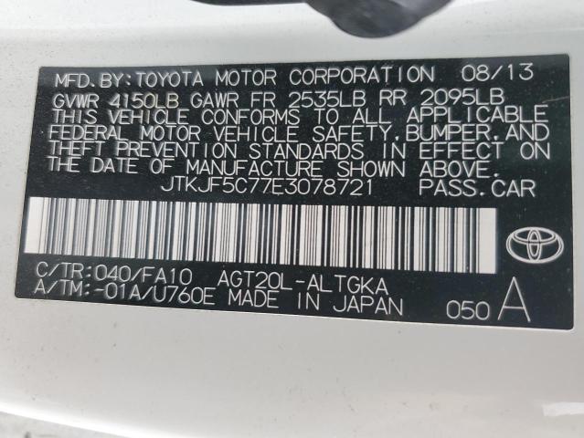 JTKJF5C77E3078721 2014 Toyota Scion Tc