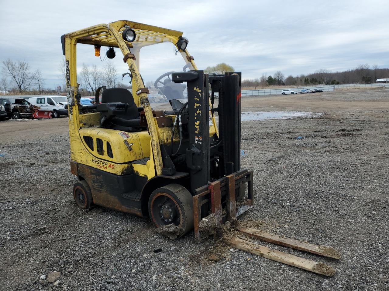 Lot #3242791969 2009 HYSTER FORKLIFT