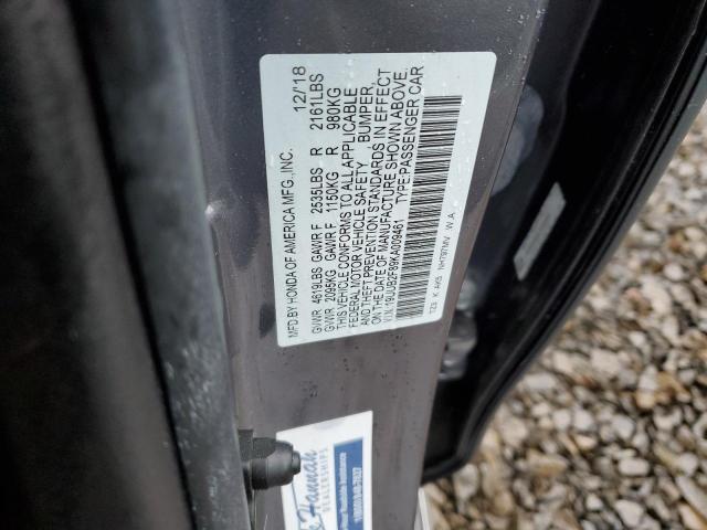 2019 ACURA TLX ADVANC 19UUB2F89KA009461