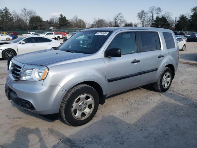 Lot #2456145262 2014 HONDA PILOT LX salvage car