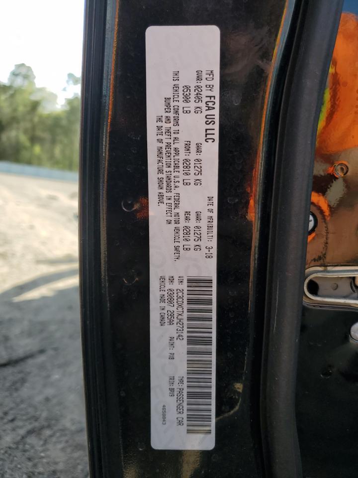 2C3CDXCTXJH273142 2018 Dodge Charger R/T