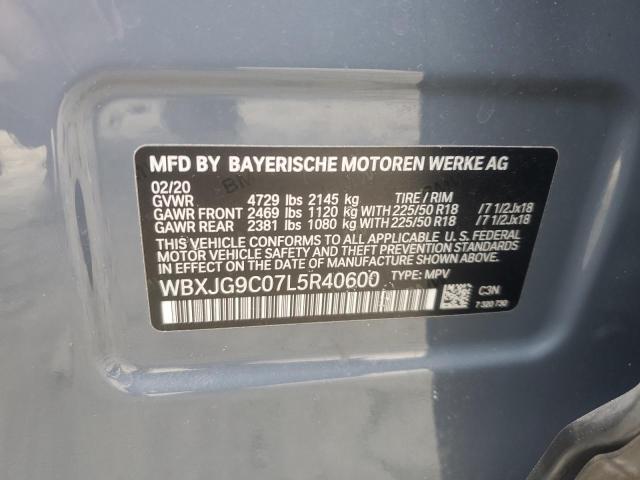  BMW X1 2020 Сірий