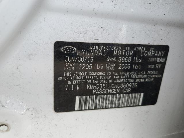 2017 HYUNDAI ELANTRA GT - KMHD35LH0HU360926