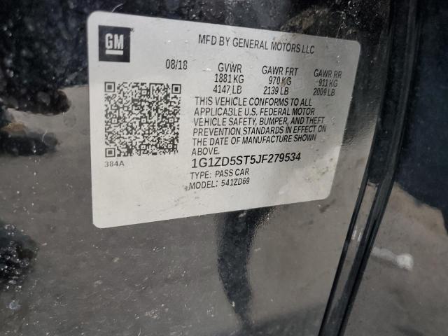 2018 CHEVROLET MALIBU LT - 1G1ZD5ST5JF279534