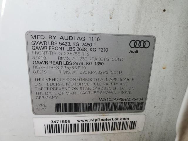 VIN WA1C2AFP8HA075434 2017 Audi Q5, Premium no.13