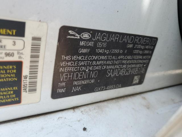 2017 JAGUAR XE PREMIUM - SAJAD4BG3HA951746