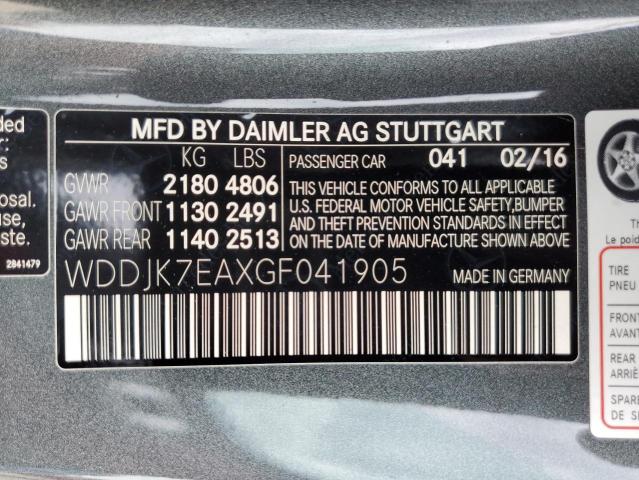2016 MERCEDES-BENZ SL 63 AMG - WDDJK7EAXGF041905