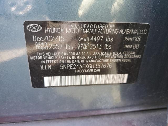 2016 Hyundai Sonata Se VIN: 5NPE24AFXGH357676 Lot: 47763274