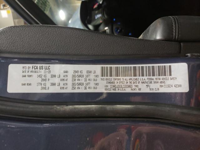2020 DODGE DURANGO GT - 1C4RDJDG3LC223063
