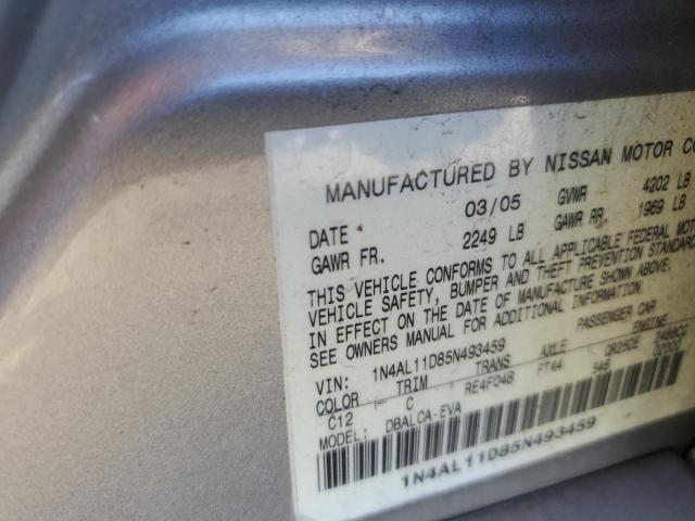 1N4AL11D85N493459 2005 Nissan Altima S