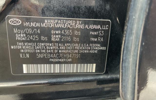 5NPEB4AC7EH947191 | 2014 Hyundai sonata gls