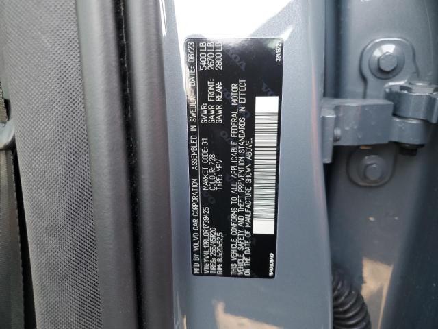 2024 VOLVO XC60 PLUS YV4L12RL0R1739425