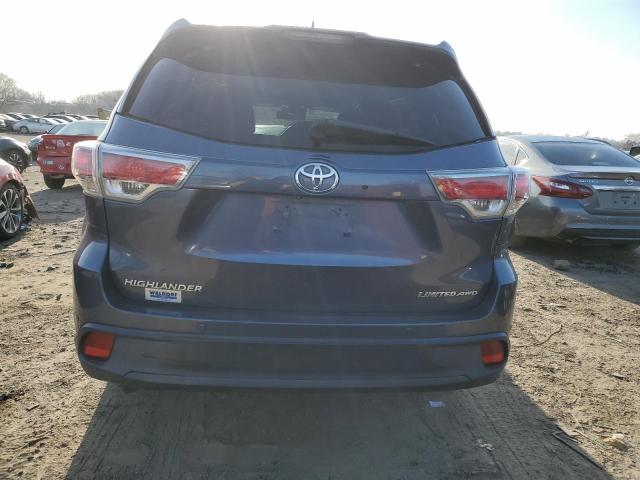 VIN 5TDDKRFH3ES036704 2014 Toyota Highlander, Limited no.6