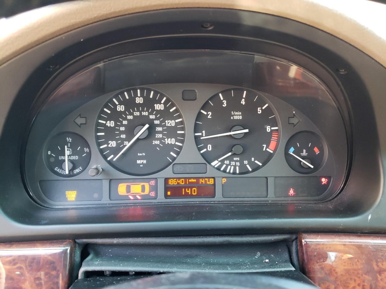 WBADM6345YGU20733 2000 BMW 528 I Automatic