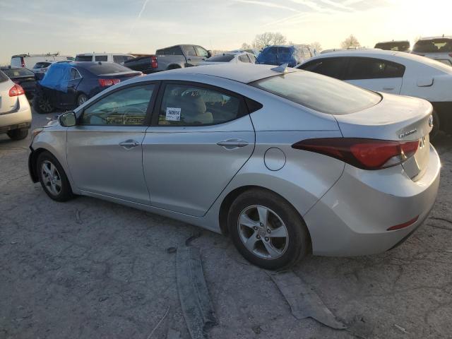 HYUNDAI ELANTRA SE 2015 silver sedan 4d gas 5NPDH4AE1FH631850 photo #3