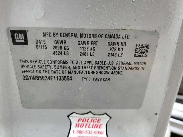 2015 CHEVROLET IMPALA LIM - 2G1WB5E34F1133564