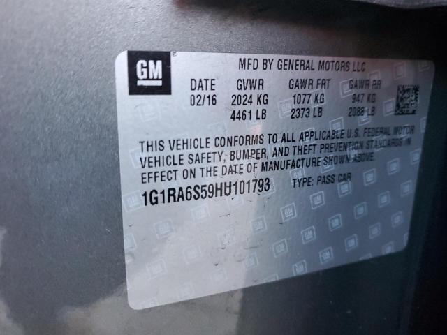 VIN 1G1RA6S59HU101793 2017 Chevrolet Volt, LT no.12