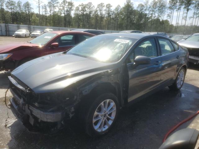 Lot #2441126988 2019 FORD FUSION SE salvage car