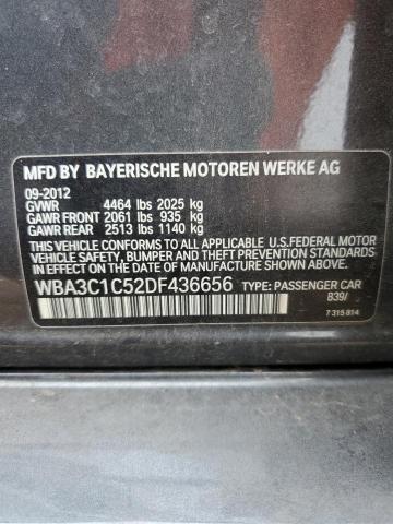 2013 BMW 328 I Sulev VIN: WBA3C1C52DF436656 Lot: 46994494