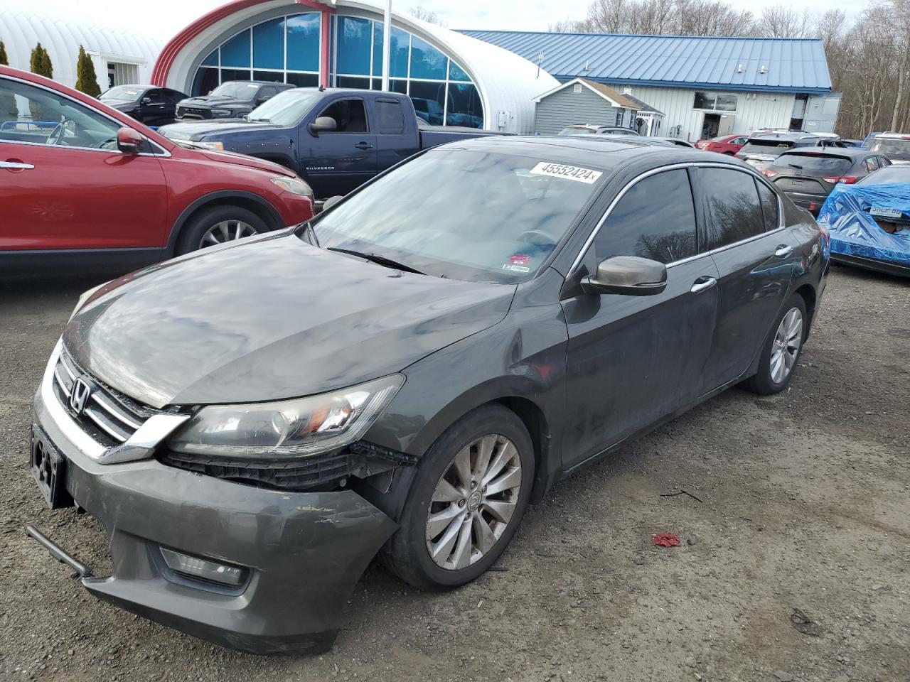 1HGCR3F82EA016057 2014 Honda Accord Exl