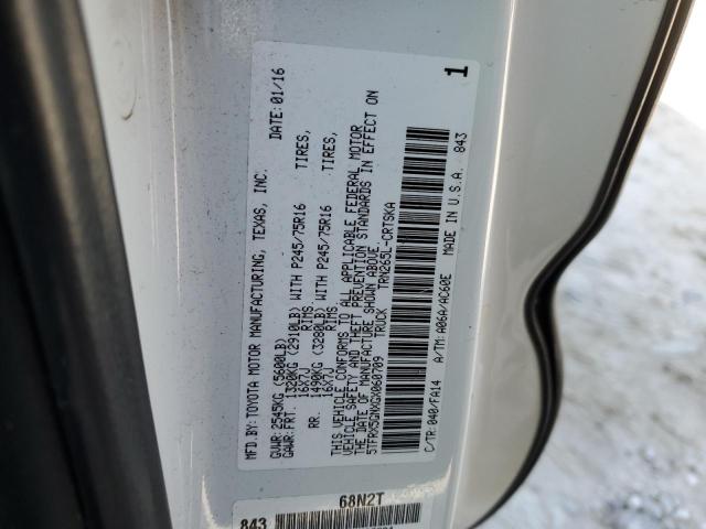 2016 TOYOTA TACOMA ACC - 5TFRX5GNXGX060709