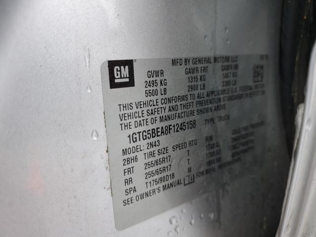 2015 GMC CANYON SLE - 1GTG5BEA8F1245158