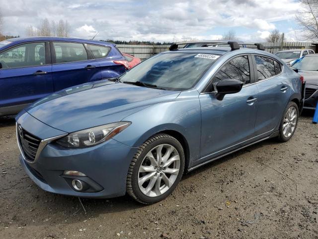 Lot #2484527755 2015 MAZDA 3 TOURING salvage car