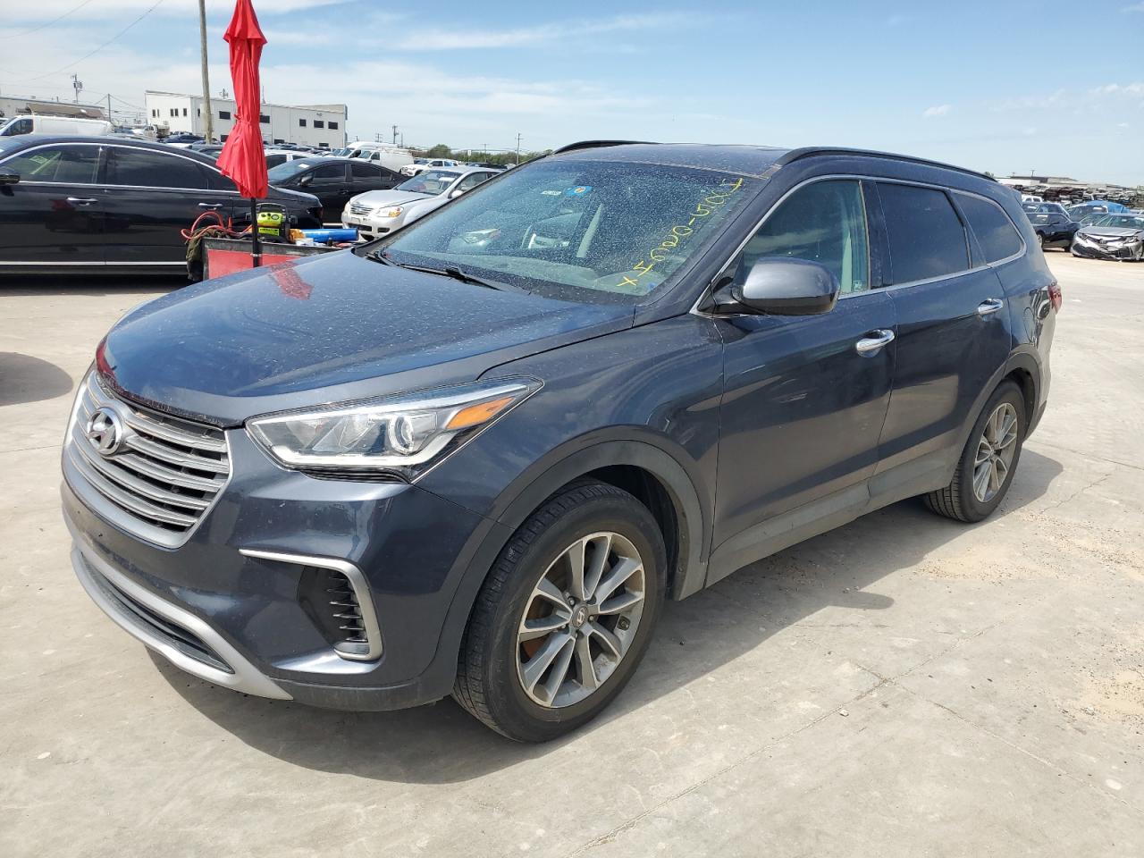 KM8SM4HF6HU195843 2017 Hyundai Santa Fe Se