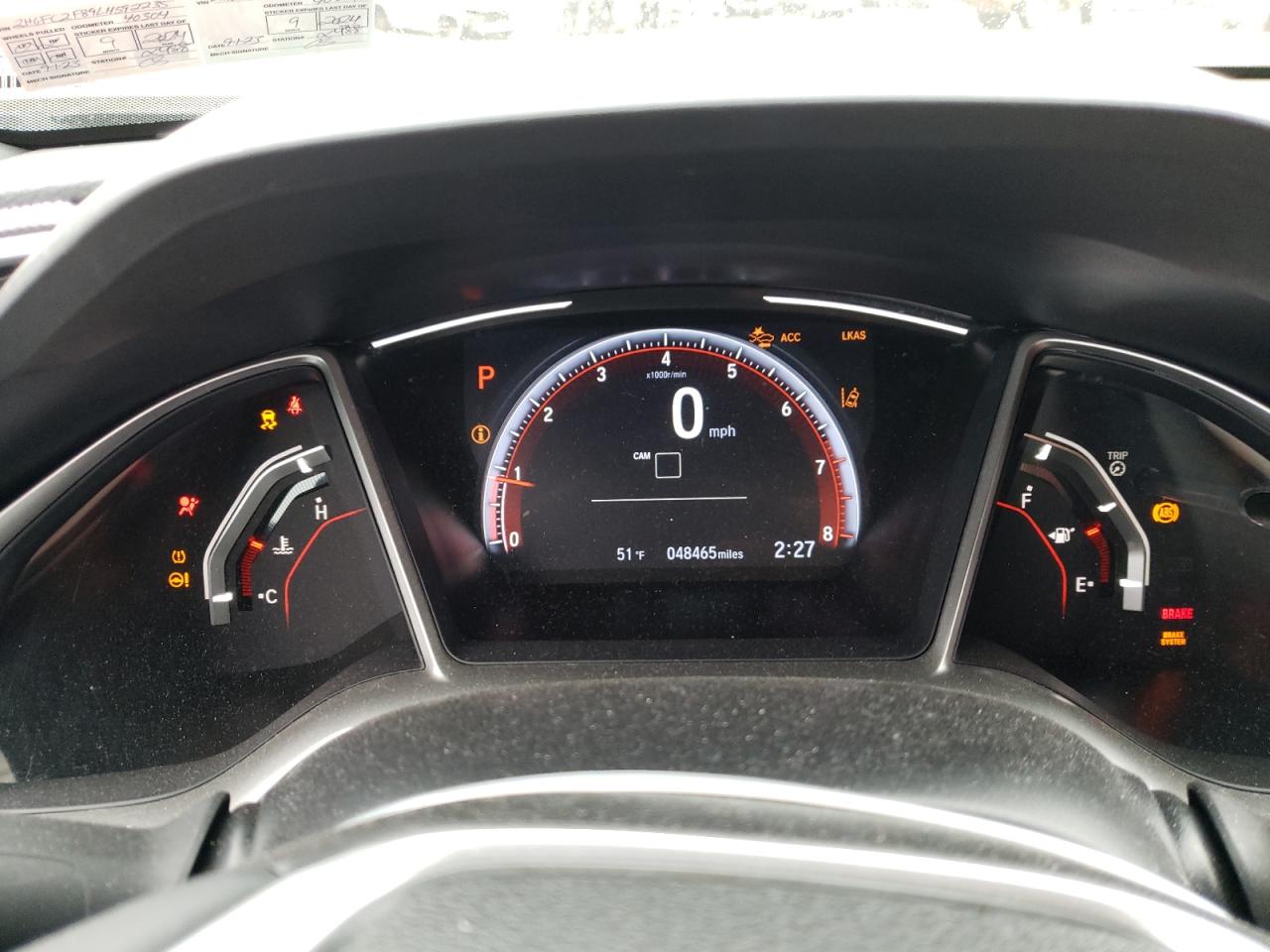 2HGFC2F89LH592235 2020 Honda Civic Sport