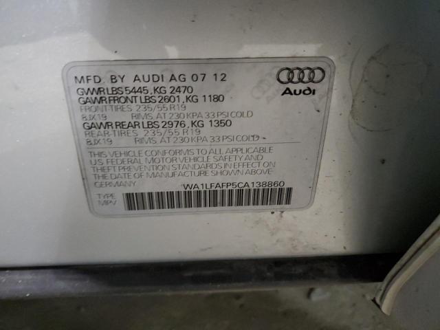 Lot #2459418293 2012 AUDI Q5 PREMIUM salvage car