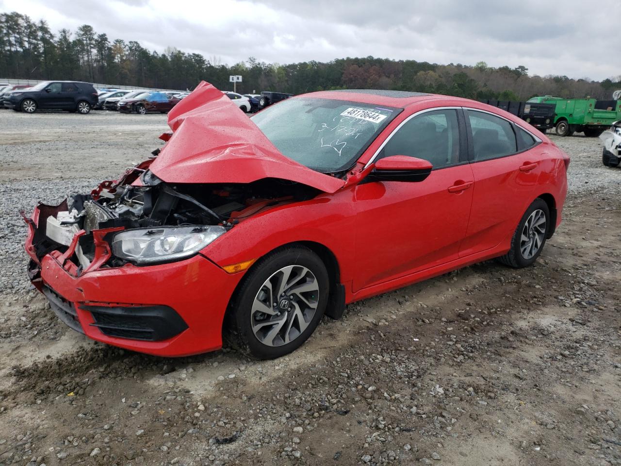 2017 Honda Civic Ex vin: 2HGFC2F76HH521590