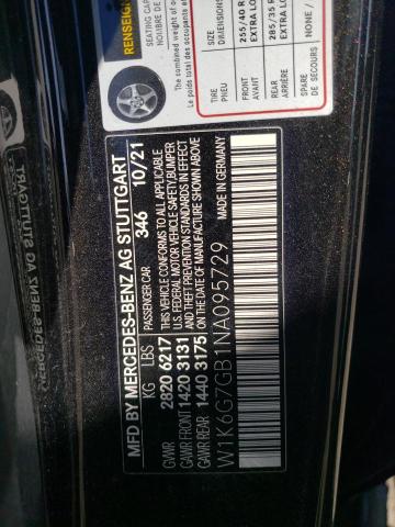 Auction sale of the 2022 MERCEDES BENZ S CLASS , vin: W1K6G7GB1NA095729, lot number: 46838704