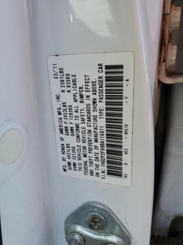 1HGCP2F88BA116871 2011 Honda Accord Exl