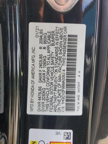 2021 HONDA ACCORD TOU - 1HGCV2F99MA009314