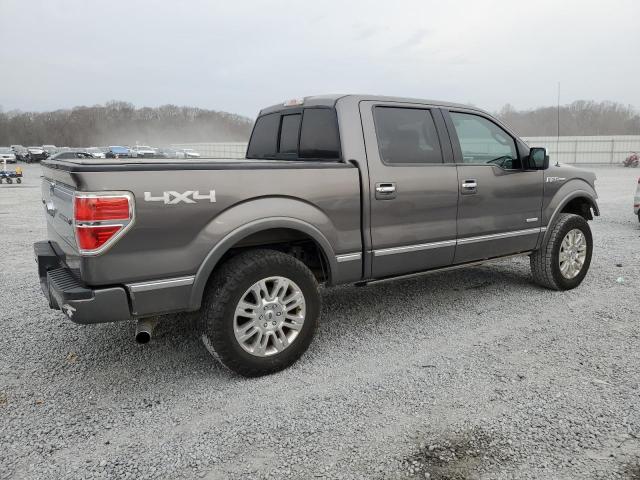 FORD F150 PLATI 2014 gray  gas 1FTFW1ET0EFB37431 photo #4