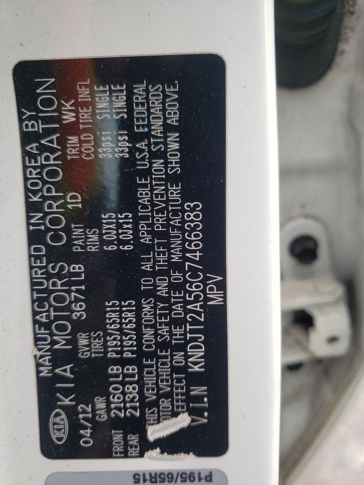 KNDJT2A56C7466383 2012 Kia Soul