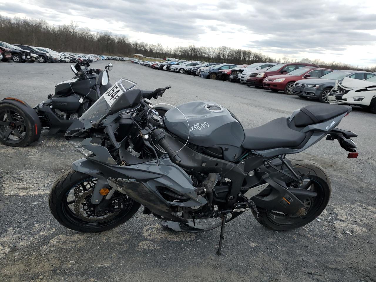 2019 Kawasaki Ninja ZX-6R at PA - Grantville, Copart lot 47313054 