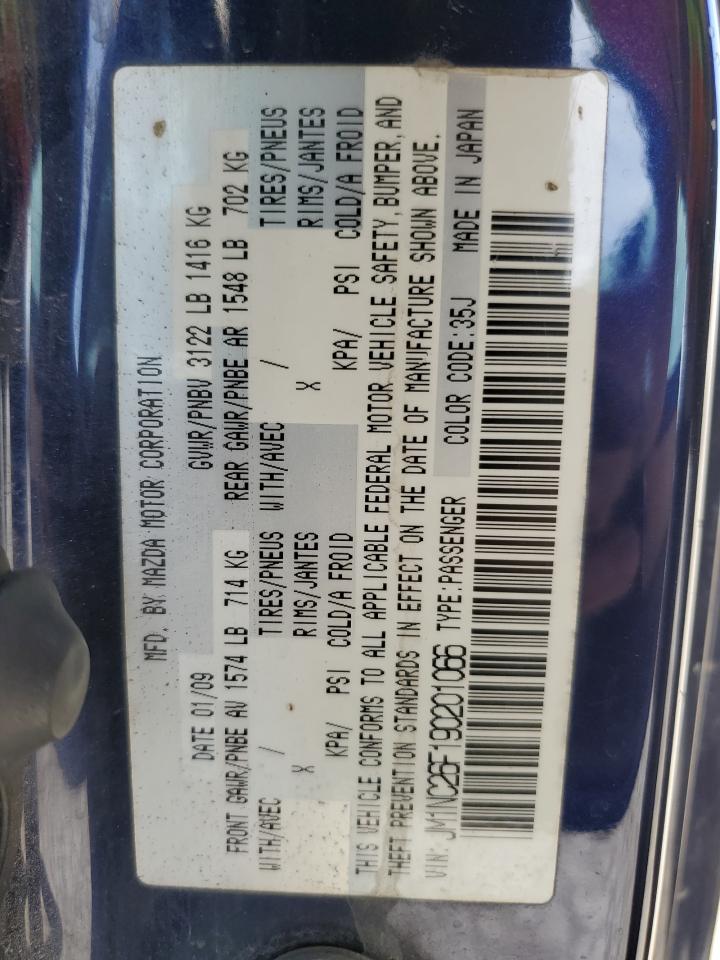 JM1NC26F190201066 2009 Mazda Mx-5 Miata