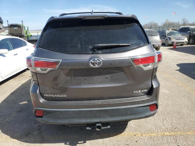 VIN 5TDJKRFH6FS103204 2015 Toyota Highlander, Xle no.6