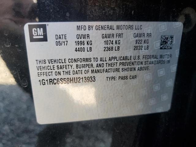 VIN 1G1RC6S58HU213933 2017 Chevrolet Volt, LT no.12